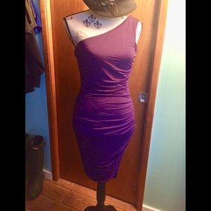 ~~2x$10~~H&M one-shoulder rushed dress MIX&MATCH